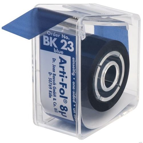 Artikulační fólie P 1-str.modrá BK23 22mm/20m 8µ