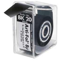 Artikulační fólie P 1-str.černá BK20 22mm/20m 8µ