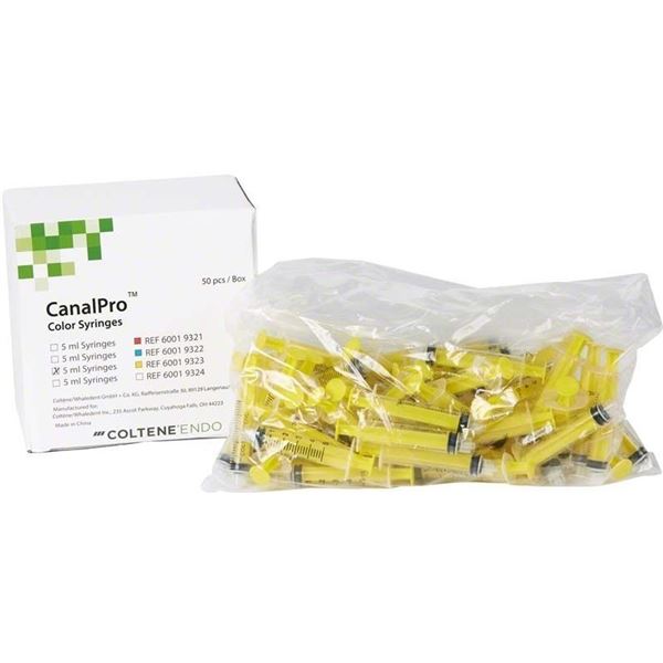 CanalPro Color 5ml žluté, 50ks stříkaček