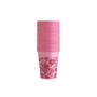 Pohárky Monoart Floral růžový 200ml, 3000 ks