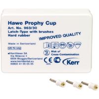 Kalíšky Prophy Cup s kartáčkem bílé 30 ks (pův. kód: KE963/30)