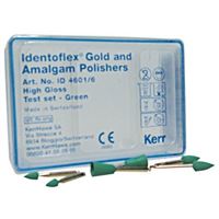 Identoflex Guma Gold/Amalgam vysoký lesk plamínek zelená 12ks