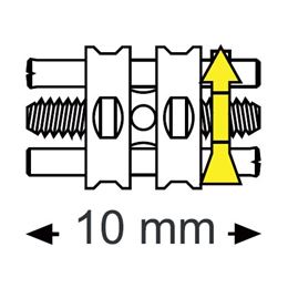 Šroub univerzální 10 mm 100 ks