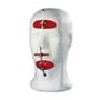 Obličejová maska dynamická s vertikálním nastavením červená 1 ks