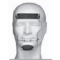 Obličejová maska s vertikálním nastavením béžová malá 1 ks