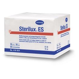 Sterilux ES gázové kompresy nesterilní 10x10cm 100ks