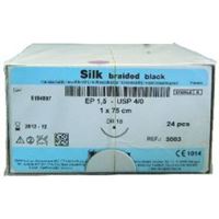 Silk Braided black HR 22/1 2 EP 0,75m